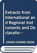 libro Extractos De Instrumentos Y Declaraciones Internacionales Y Regionales Y De Otros Textos Revestidos De Autoridad Sobre El Derecho A La Alimentaciʹon